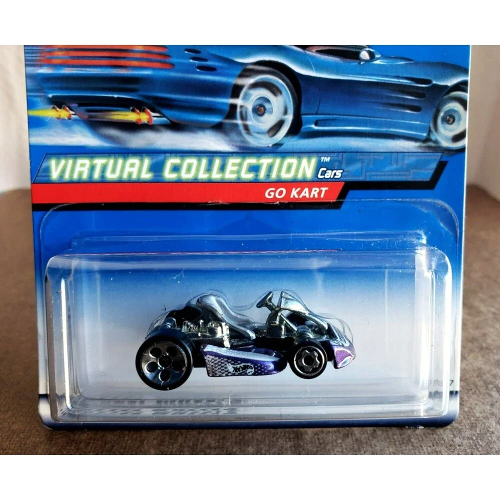 2000 Hot Wheels GO KART Metallic Purple VIRTUAL COLLECTION CARS 151 Diecast 1:64